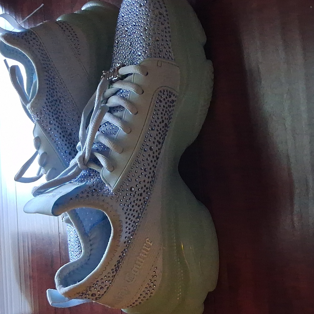 Juicy Couture Light Blue Textile Sneakers - Picture 5 of 6